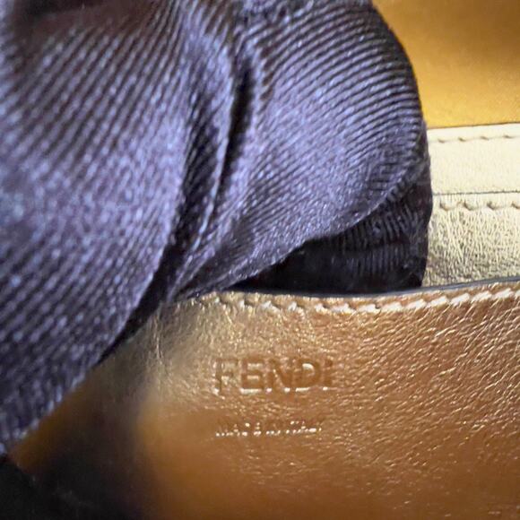 Fendi Mini Gold Sequin Baguette - Picture 2 of 9